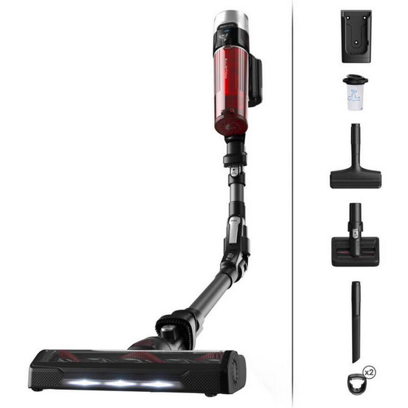 Вертикальний ручний пилосос (2в1) Rowenta X-Force 9.6 Animal RH2078WO Red Europe