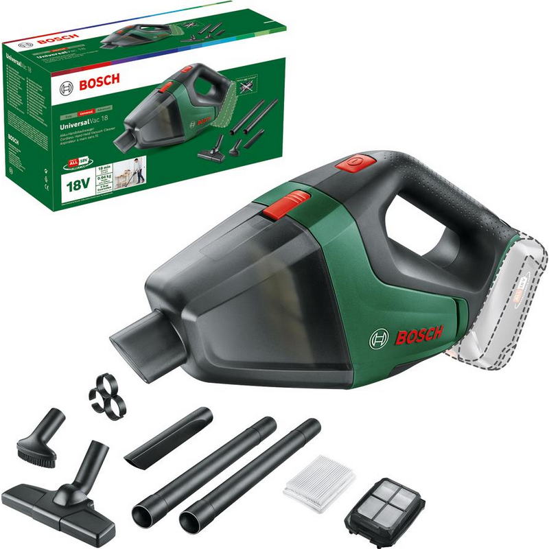 Пылесос Bosch UniversalVac 18 (0.603.3B9.102) без АКБ та ЗУ