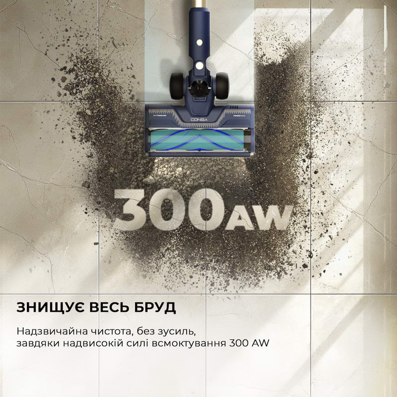 Вертикальний + ручний пилосос (2в1) CECOTEC Conga Rockstar 10500 Solar AquaPet Flex (A01_EU01_102551) - фото 1