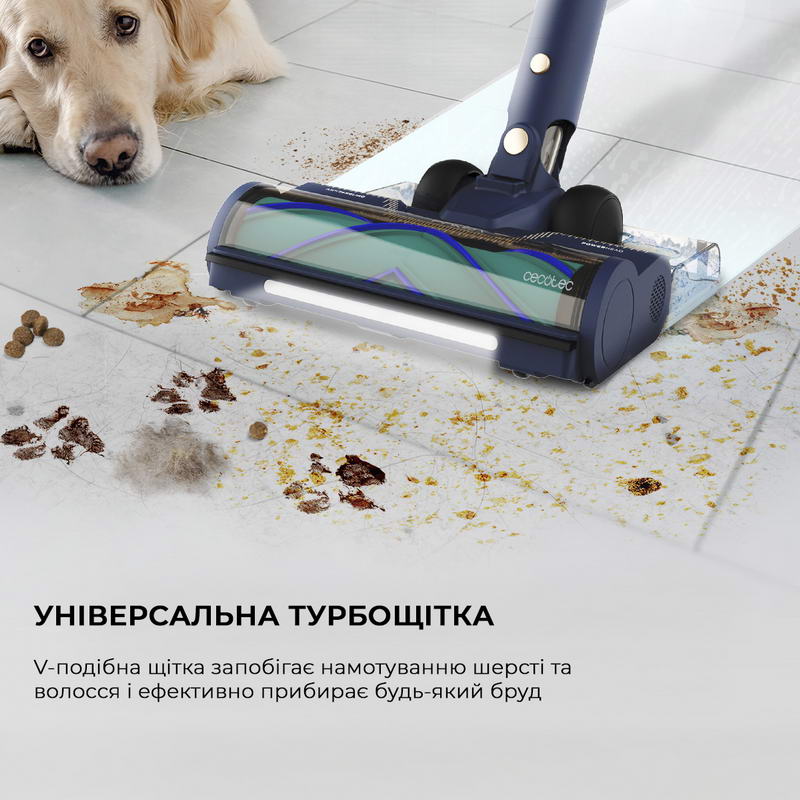 Вертикальний + ручний пилосос (2в1) CECOTEC Conga Rockstar 10500 Solar AquaPet Flex (A01_EU01_102551) - фото 6