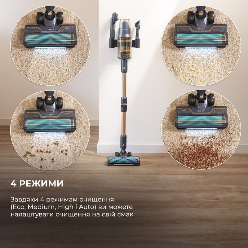 Вертикальний + ручний пилосос (2в1) CECOTEC Conga Rockstar 10500 Solar AquaPet Flex (A01_EU01_102551) - фото 7