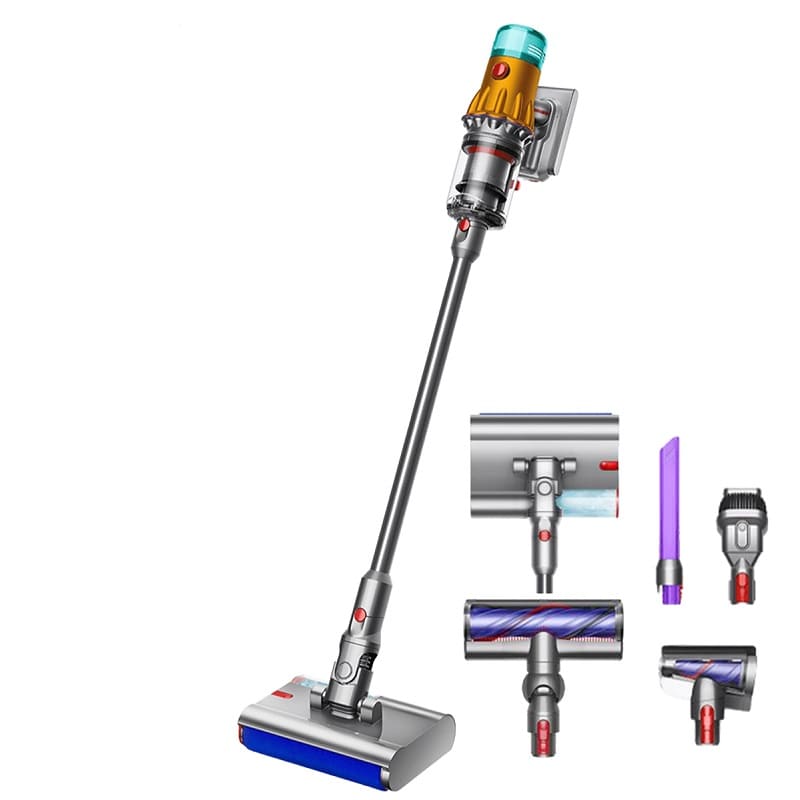 Вертикальный+ручной пылесос (2в1) Dyson V12s Detect Slim Submarine Yellow/Nickel (485350-01)