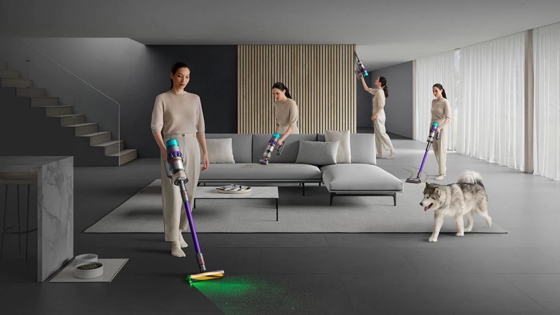 Пылесос 2в1 (вертикальный+ручной) Dyson Gen5detect Absolute Nickel/Purple (446989-01) - фото 2