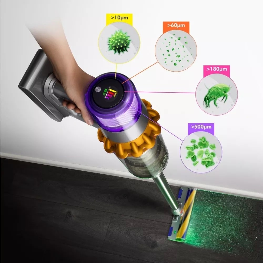 Пылесос 2в1 (вертикальный + ручной) Dyson V15 Detect (368400-01) - фото 2