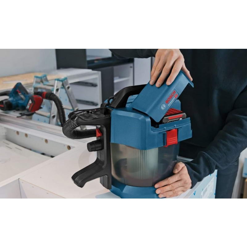 Пилосос Bosch GAS 18V-10 L (0.601.9C6.302) без АКБ та ЗП - фото 6 Пилосос Bosch GAS 18V-10 L (0.601.9C6.302) без АКБ та ЗП - фото 6