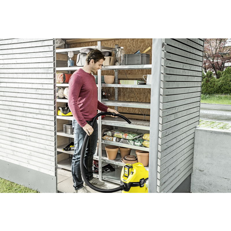 Пылесос Karcher WD 3 Battery Set (1.629-911.0) - фото 5 Пылесос Karcher WD 3 Battery Set (1.629-911.0) - фото 5