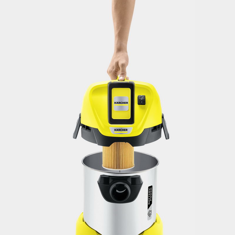 Пылесос Karcher WD3 Battery Premium (1.629-951.0) - фото 7 Пылесос Karcher WD3 Battery Premium (1.629-951.0) - фото 7