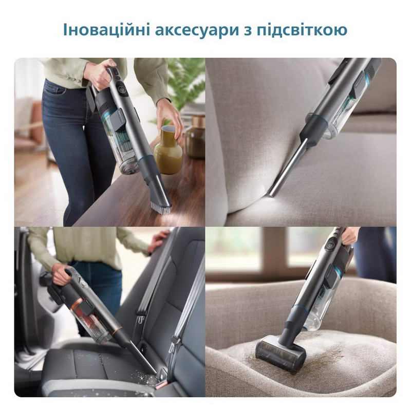 Моющий беспроводной пылесос Philips 8000 Series Aqua Plus XC8057/01 Europe - фото 5 Моющий беспроводной пылесос Philips 8000 Series Aqua Plus XC8057/01 Europe - фото 5