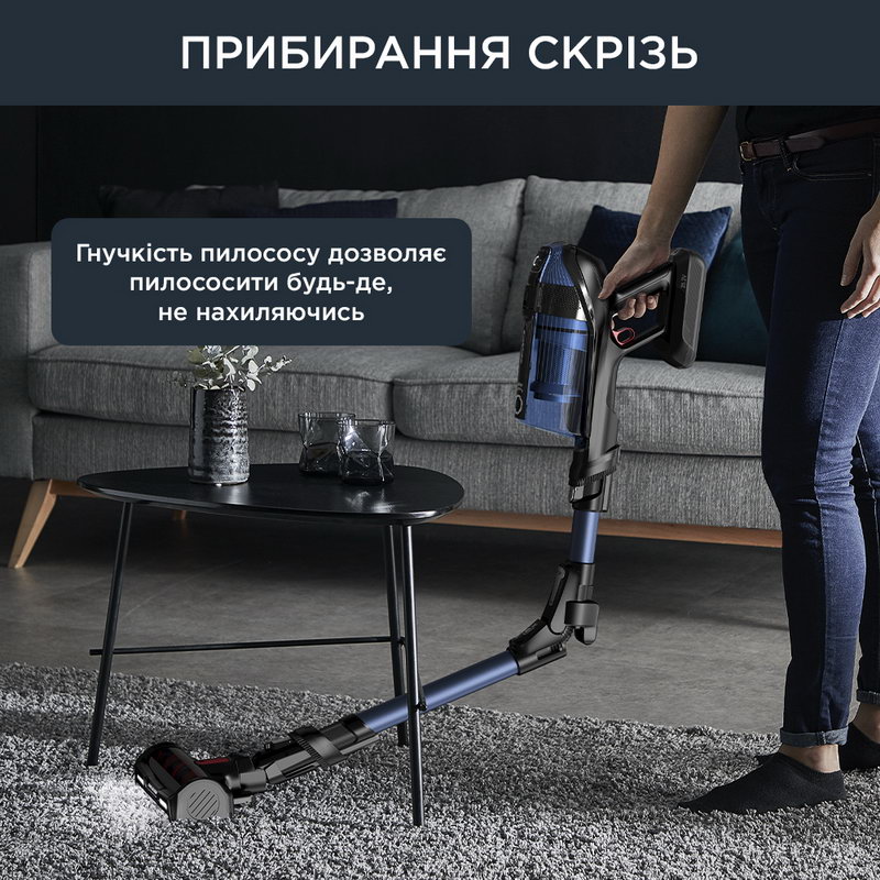 Аккумуляторный пылесос Rowenta X-Force Flex 12.60 Auto Aqua RH98C0WO Europe - фото 4