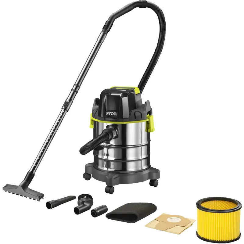 Пылесос Ryobi ONE+ R18WDV-0 (без АКБ и ЗУ) Europe - фото 1 Пылесос Ryobi ONE+ R18WDV-0 (без АКБ и ЗУ) Europe - фото 1