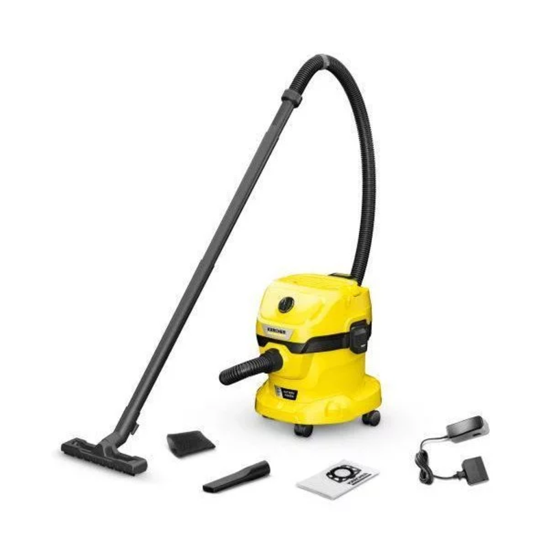 Профессиональный пылесос Karcher WD 2-18 V Battery Set V-12/18 (1.628-501.0) Europe