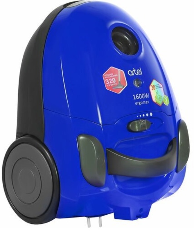 Пылесос с мешком Artel VCB 0316 Blue - фото 1