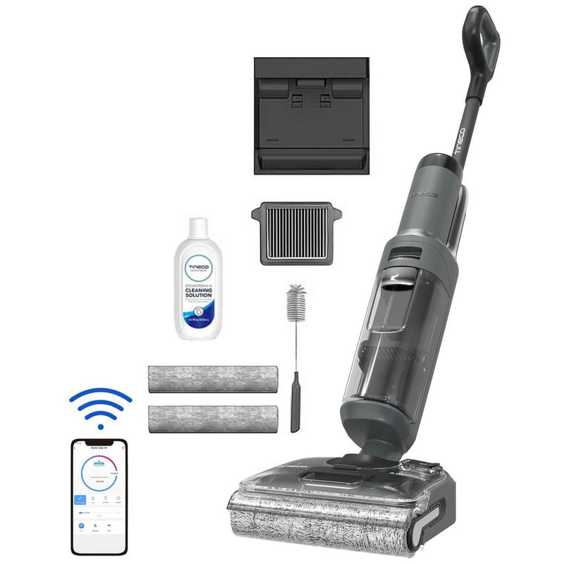 Пылесос ручной моющий аккумуляторный Tineco Floor One S6 Stretch Extreme (FW420400DE)