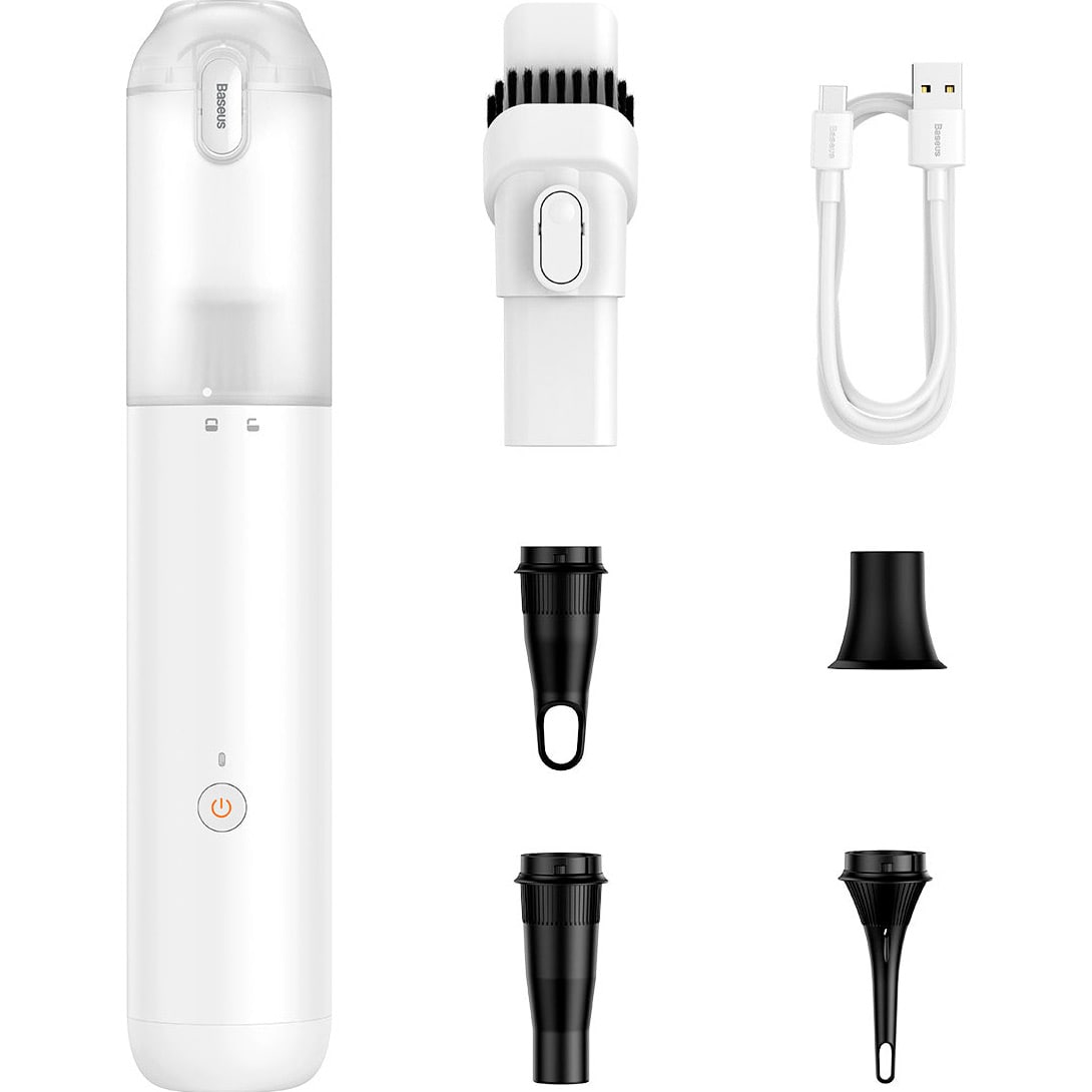 Автомобильный пылесос Baseus A3lite Car Vacuum Cleaner White (VCAQ050002) - фото 2 Автомобильный пылесос Baseus A3lite Car Vacuum Cleaner White (VCAQ050002) - фото 2