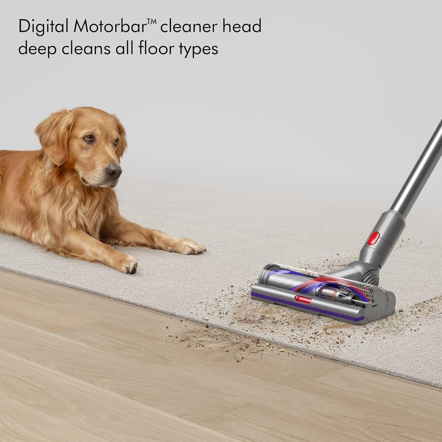 Вертикальный+ручной пылесос (2в1) Dyson V15s Detect Submarine , Bagless, Yellow/Nickel (473814-01) - фото 2 Вертикальный+ручной пылесос (2в1) Dyson V15s Detect Submarine , Bagless, Yellow/Nickel (473814-01) - фото 2