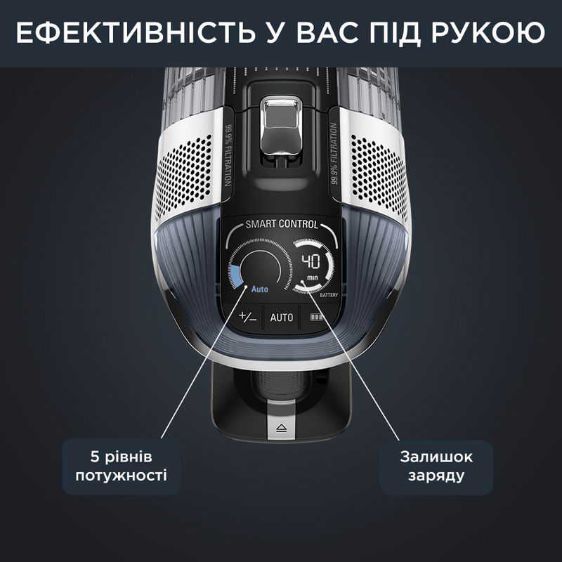 Вертикальный + ручной пылесос (2в1) Rowenta X-Force Flex 14.60 Auto Animal RH9958WA - фото 2 Вертикальный + ручной пылесос (2в1) Rowenta X-Force Flex 14.60 Auto Animal RH9958WA - фото 2