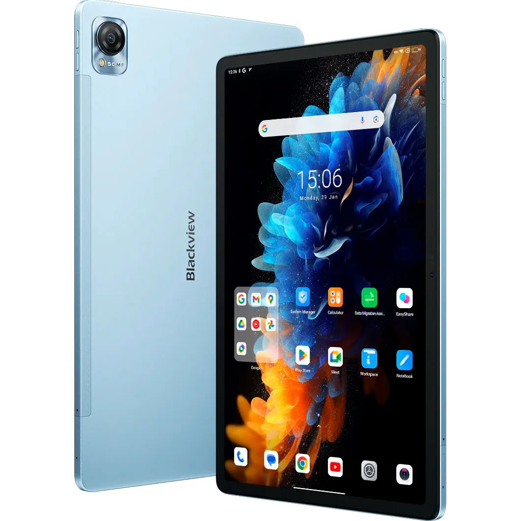 Планшет Blackview Mega 1 8/256GB Global LTE Sky Blue - фото 5 Планшет Blackview Mega 1 8/256GB Global LTE Sky Blue - фото 5