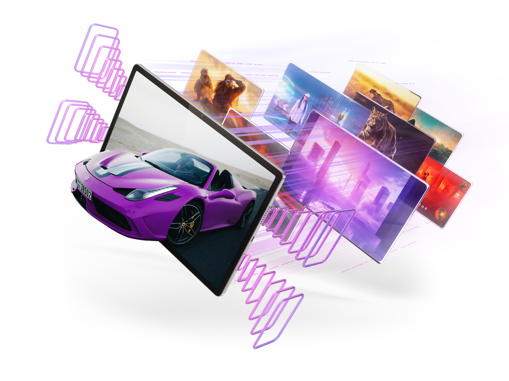 Планшет Lenovo Idea Tab Pro (373FU) 12/256Gb Wi-Fi Luna Grey +Tab Pen (ZAE50100UA) UA - фото 7