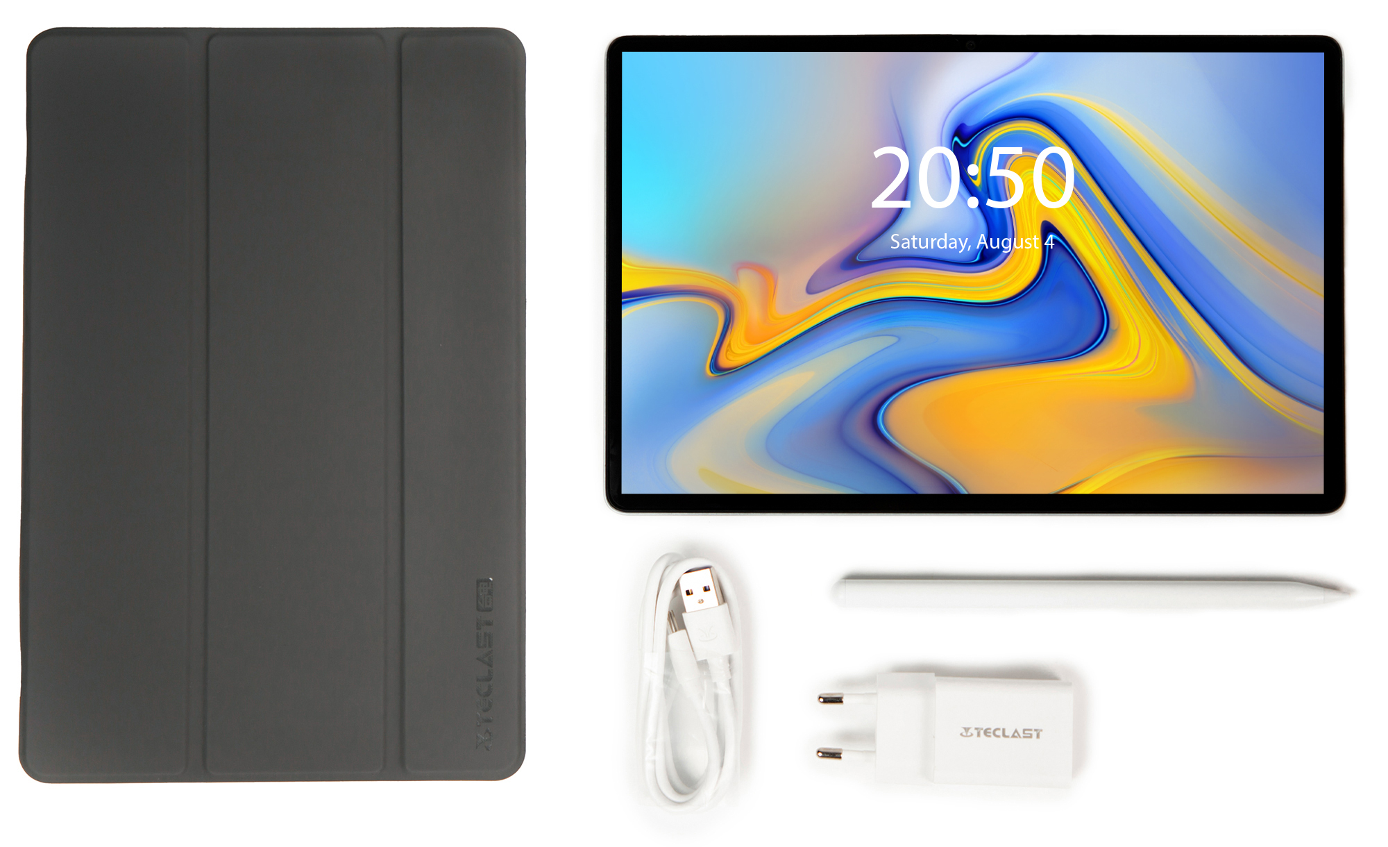 Планшет Teclast M50 8/128GB 4G Dual Sim Aqua Blue (M5H5CS/TL-112841) з чохлом та стілусом (UA) - фото 8