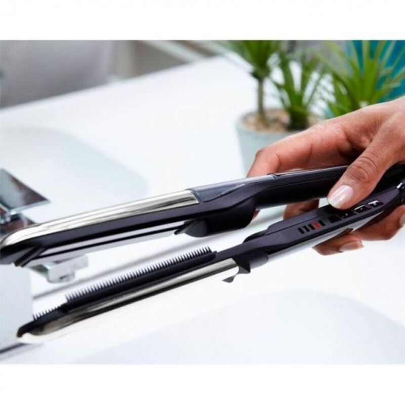 Выпрямитель для волос BaByliss ST495E Pure Metal Steam - фото 2 Выпрямитель для волос BaByliss ST495E Pure Metal Steam - фото 2