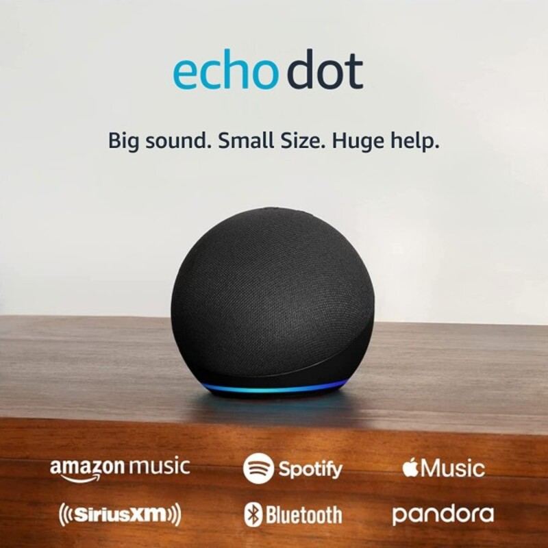 Smart колонка Amazon Echo Dot (5th Generation) Charcoal - фото 3