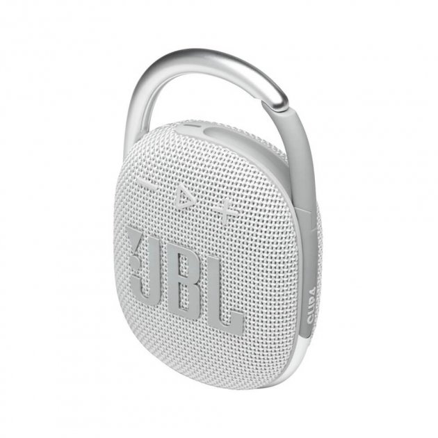 Портативна колонка JBL Clip 4 White (JBLCLIP4WHT)