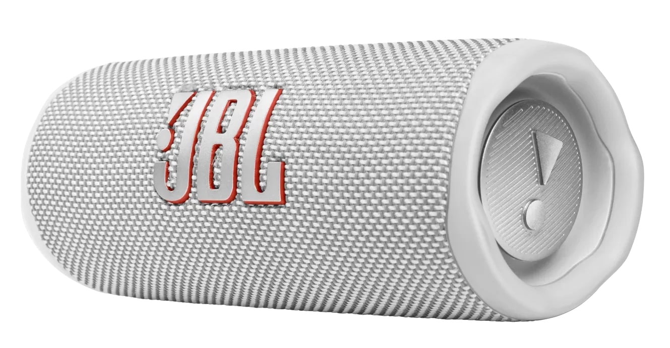 Портативная колонка JBL Flip 6 Steel White (JBLFLIP6WHT)