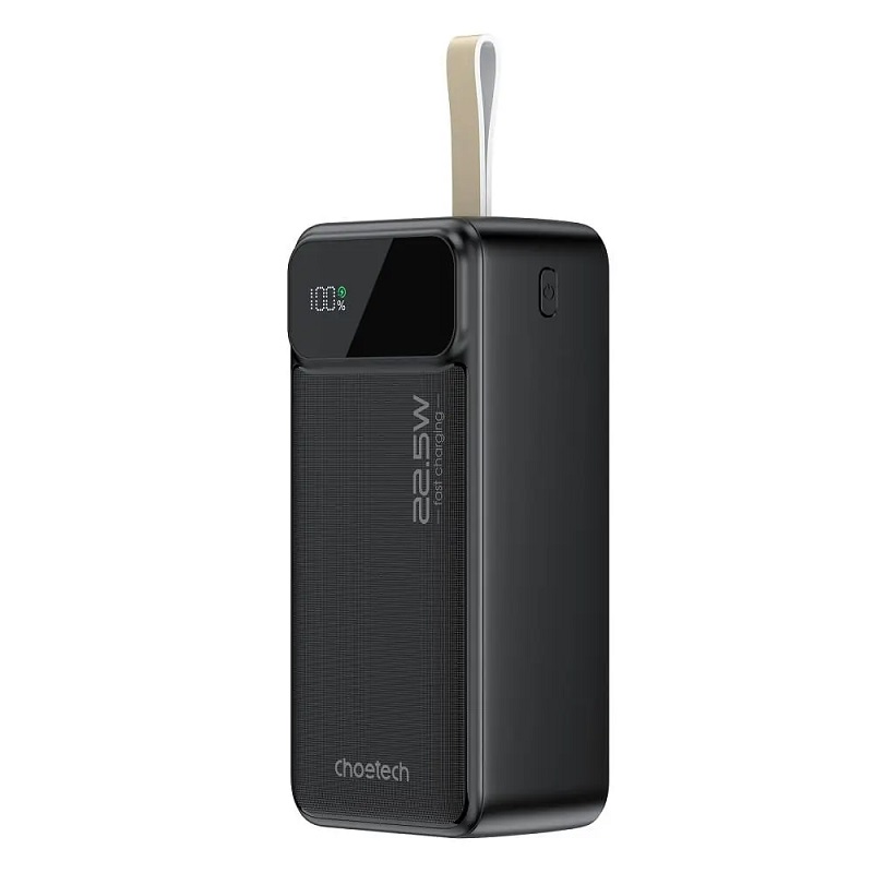 Зовнішній акумулятор (павербанк) Choetech B731 40000mAh 22.5W QC3.0 PD3.0 Black