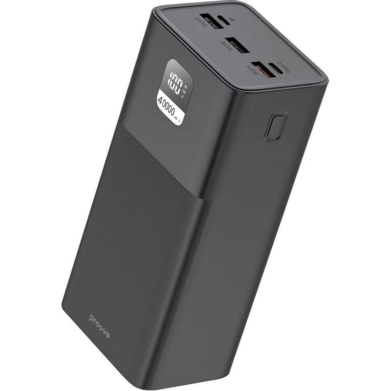 Зовнішній акумулятор (павербанк) Proove Giant 100W 40000mAh (black) (PBGI99320001)