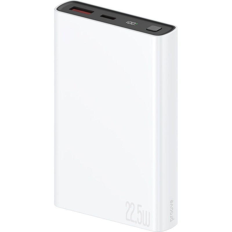 Внешний аккумулятор (павербанк) Proove Hyper Flux Plus 22.5W 10000mAh (white) (PBF122120002)