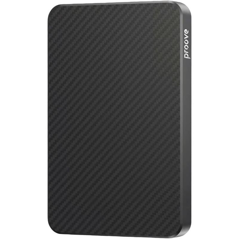 Внешний аккумулятор (павербанк) Proove Carbon Slim 20W 5000mAh (black) (PBCS20010001)