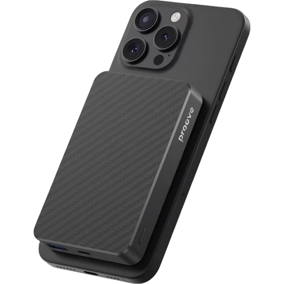 Внешний аккумулятор (павербанк) Proove Carbon Slim 22.5W 10000mAh (black) (PBCS22110001) - фото 2