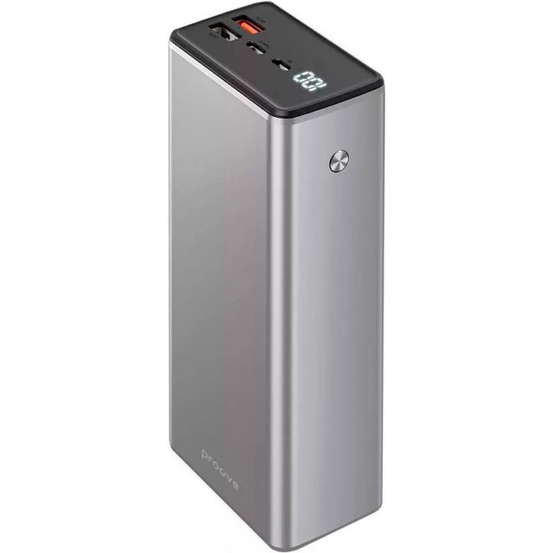 Зовнішній акумулятор (павербанк) Proove Metalskin 65W 30000mAh (gray) (PBM365210004)