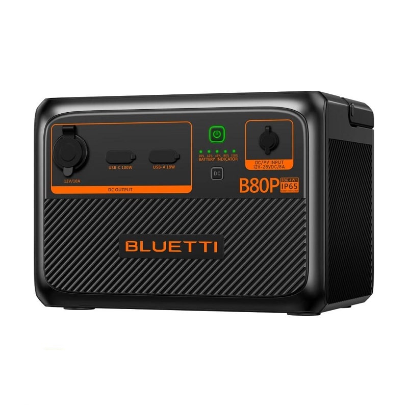 Дополнительная батарея для зарядной станции BLUETTI B80P Expansion Battery for AC60/EB3A/EB55/EB70/AC180  806Wh EU - фото 1