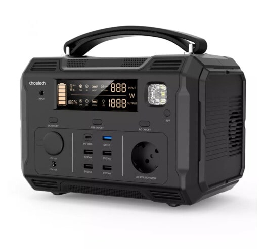 Портативная зарядная станция Choetech 500W(BS004) - фото 1