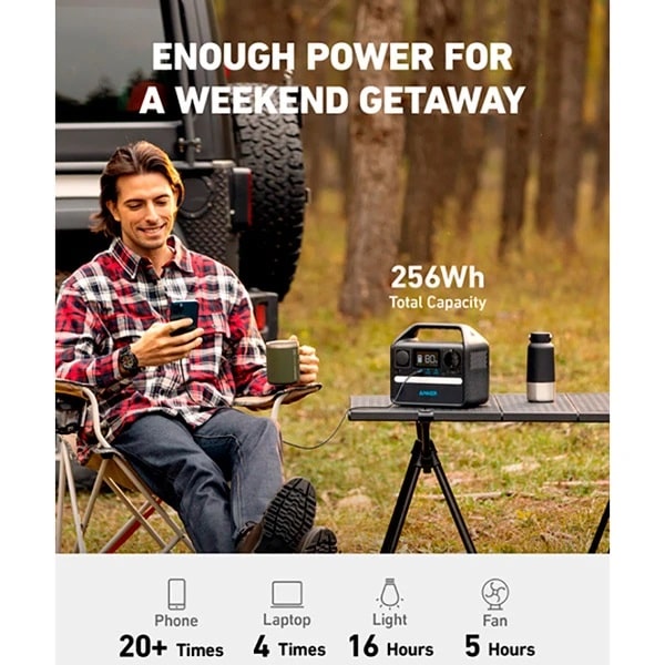 Зарядная станция Anker 521 PowerHouse - 256Wh 200W - фото 2 Зарядная станция Anker 521 PowerHouse - 256Wh 200W - фото 2
