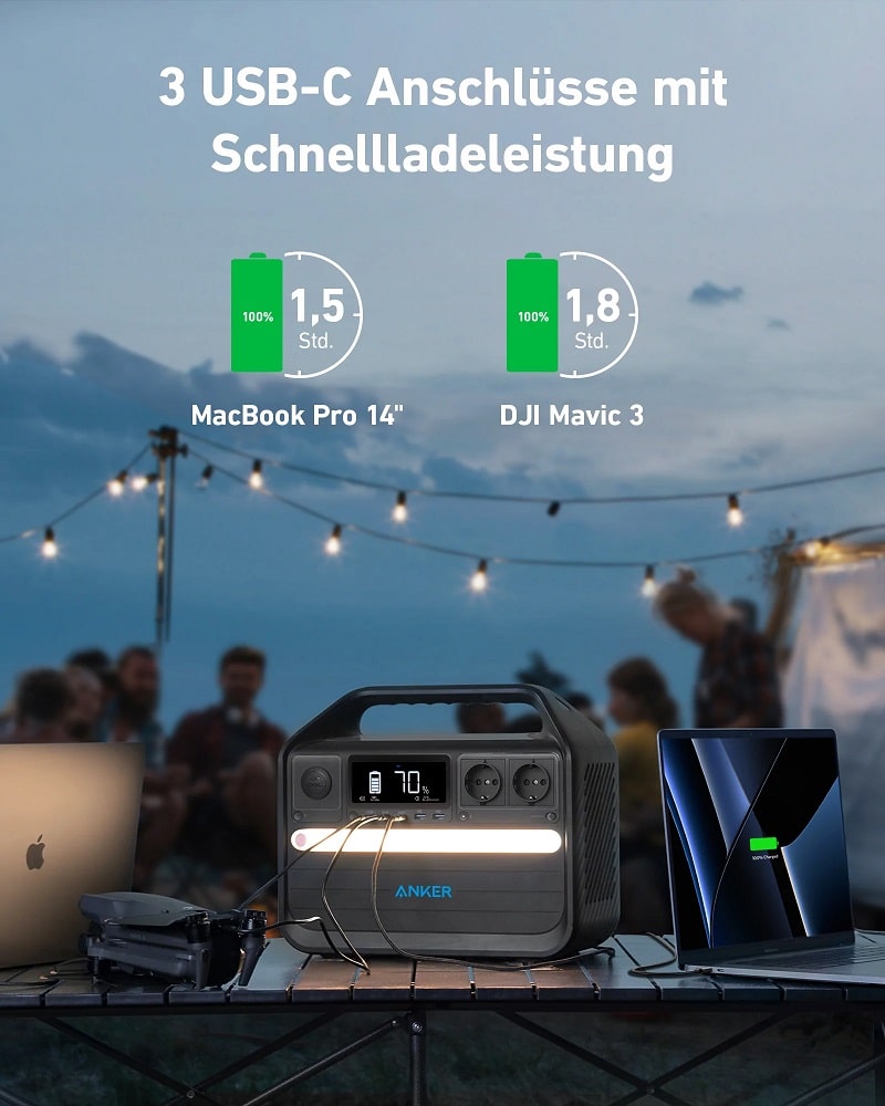 Зарядна станція Anker 555 PowerHouse - 1024Wh 1000W - фото 1