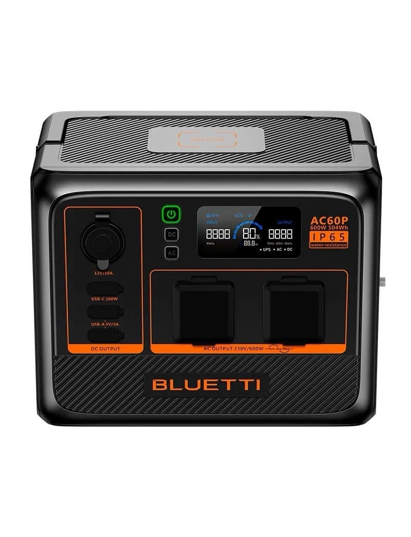 Зарядная станция BLUETTI AC60P 504Wh 600W - фото 3