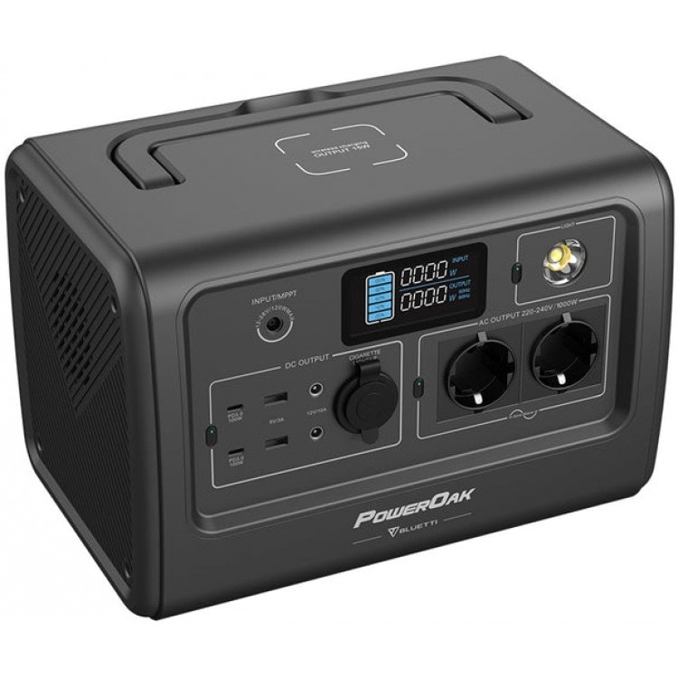 Зарядная станция BLUETTI PowerOak EB70 Portable Power Station 1000W 716Wh (PB930692) - фото 1 Зарядная станция BLUETTI PowerOak EB70 Portable Power Station 1000W 716Wh (PB930692) - фото 1