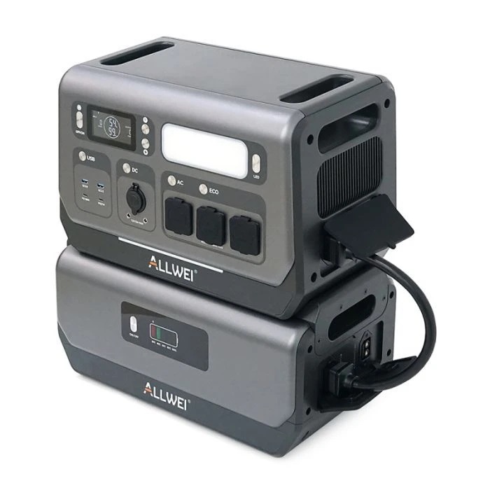 Комплект зарядной станции Allwei 2400W 4096Wh (SGR-PPS2400-2PRO+BAT) - фото 2 Комплект зарядной станции Allwei 2400W 4096Wh (SGR-PPS2400-2PRO+BAT) - фото 2