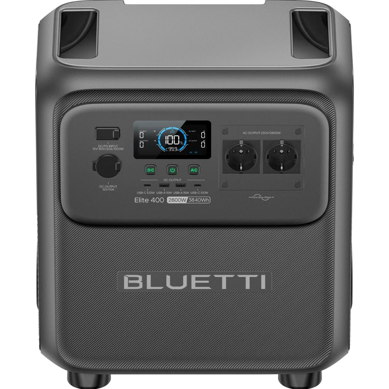Зарядная станция BLUETTI Elite 400 (P-EL400-EU-GY-BL-010) - фото 3 Зарядная станция BLUETTI Elite 400 (P-EL400-EU-GY-BL-010) - фото 3