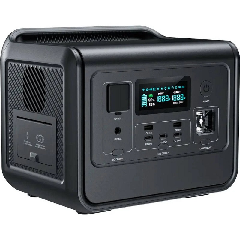 Зарядная станция Choetech BS060-EU-GY 800W (BS060-EU-GY)