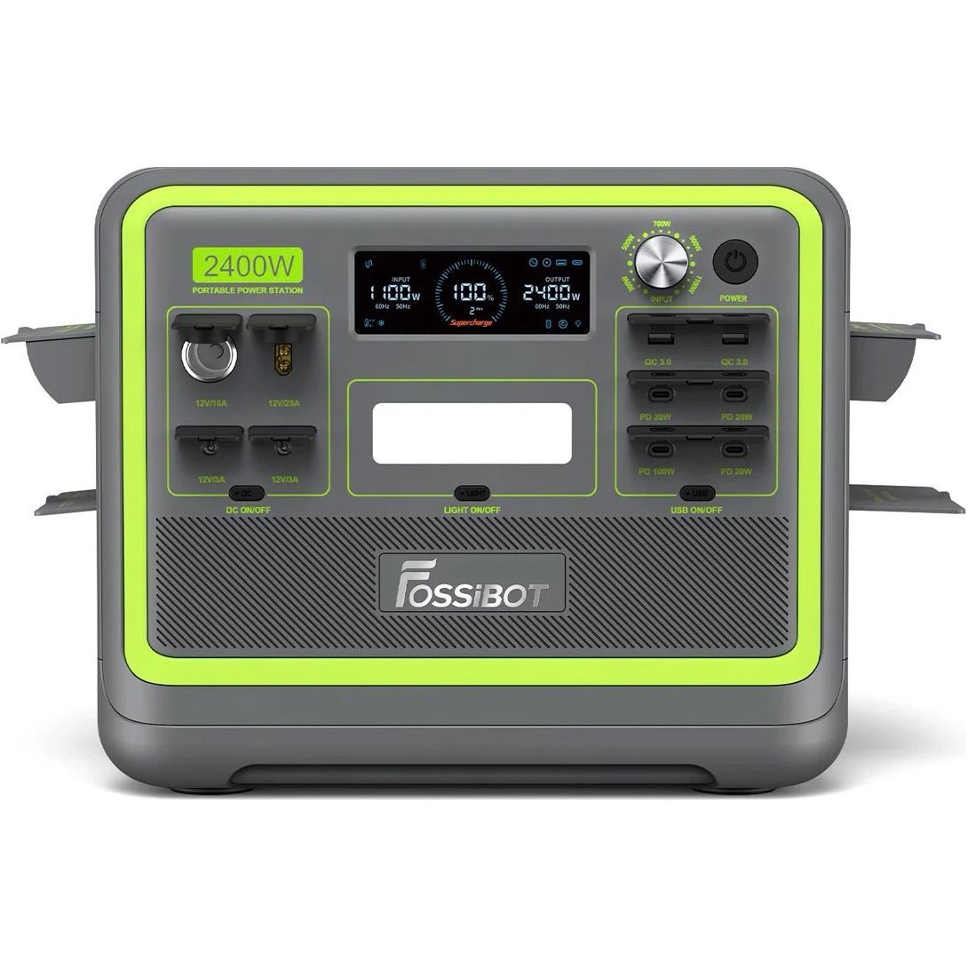 Зарядная станция Fossibot F2400 Green Europe - фото 1 Зарядная станция Fossibot F2400 Green Europe - фото 1