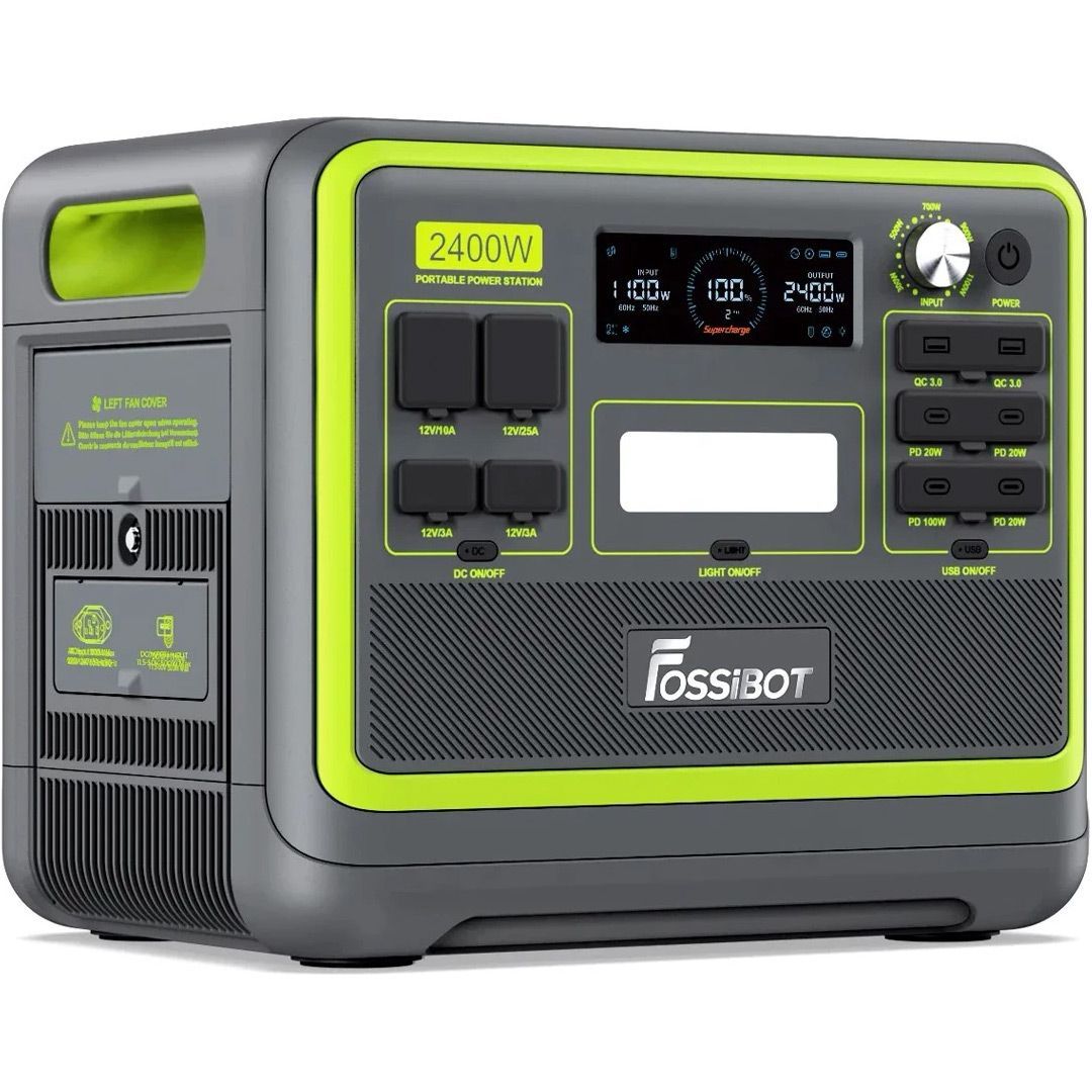Зарядная станция Fossibot F2400 Green Europe - фото 2 Зарядная станция Fossibot F2400 Green Europe - фото 2