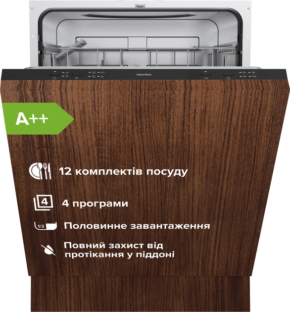 Вбудована посудомийна машина INTERLINE DWI 365 P1 TSH BA+