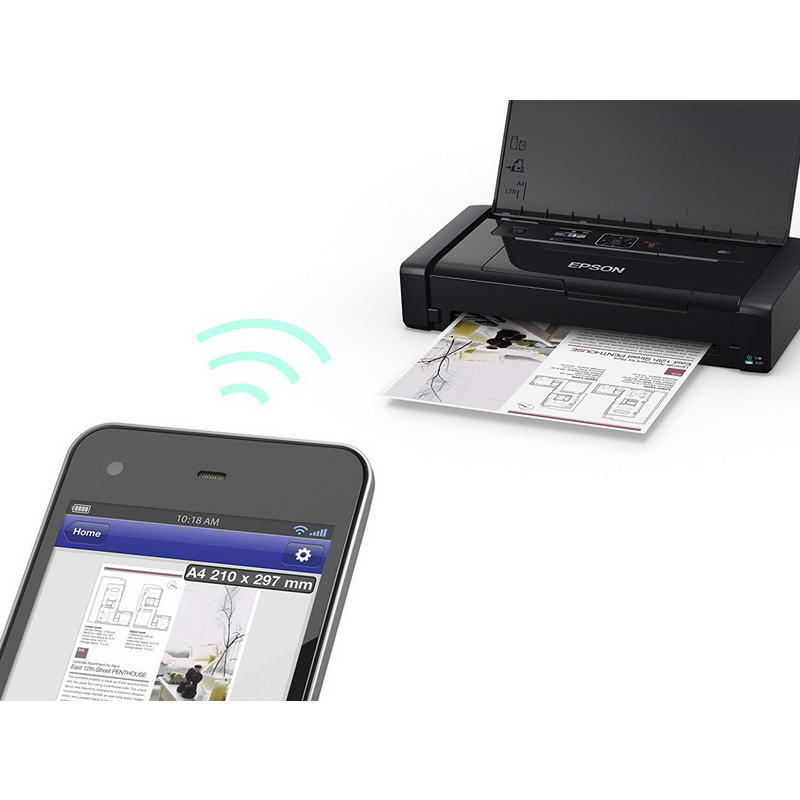 Принтер Epson WorkForce WF-100W mobile (C11CE05403) - фото 5 Принтер Epson WorkForce WF-100W mobile (C11CE05403) - фото 5
