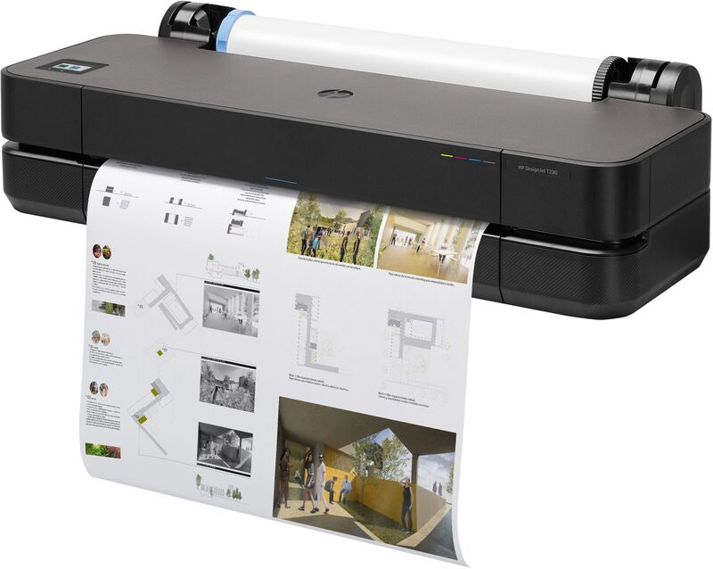 Плоттер HP DesignJet T230 24" з Wi-Fi (5HB07D) - фото 4 Плоттер HP DesignJet T230 24" з Wi-Fi (5HB07D) - фото 4
