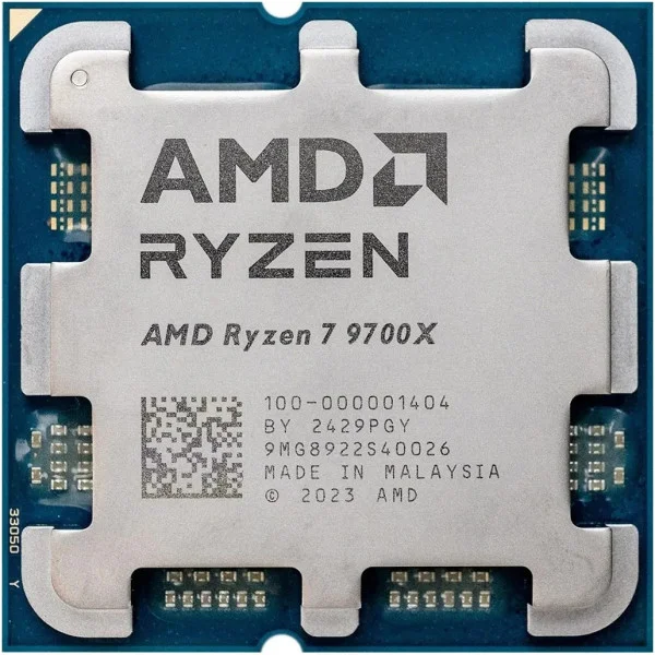 Процесор AMD Ryzen 7 9700X (8C/16T, 3.8-5.5GHz,40MB,65W,AM5) Tray (100-000001404)
