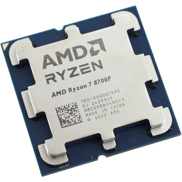 Процесор AMD Ryzen 7 8700F (8C/16T, 4.1-5.0GHz,16MB,65W,AM5) Tray (100-000001590) - фото 1
