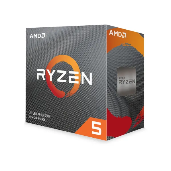 Процессор AMD Ryzen 5 3600 4.2GHz, 6C/12T, 36MB,65W,AM4,Wraith Stealth cooler BOX (100-100000031SBX)